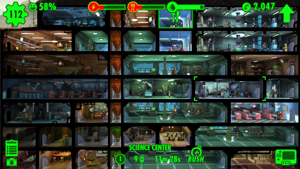 fallout shelter luck over 10 have affect